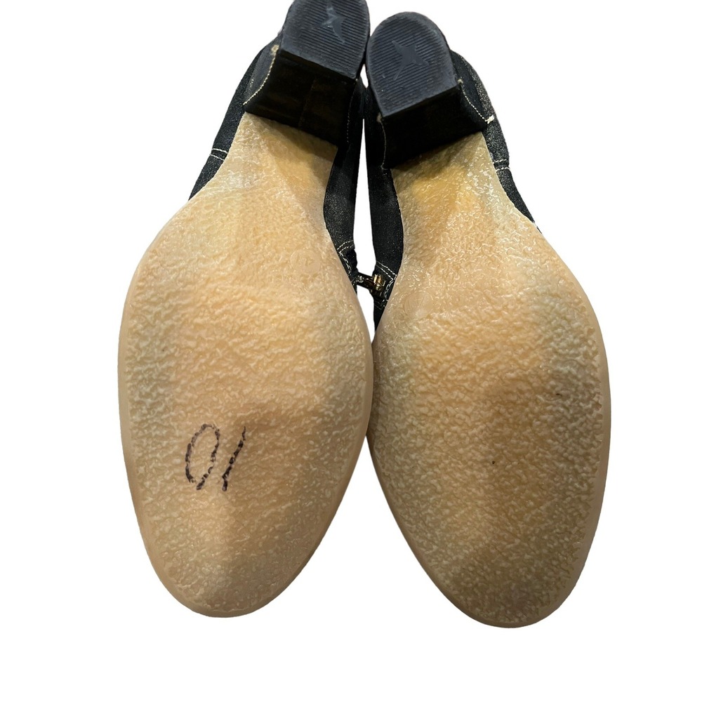 PIKOLINOS Dark Brown With Gold Ankle Suede Bootie/Side Zip EUR 41/US 10-10.5 - Picture 3 of 11